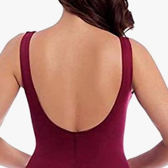 Miraclesuit Oceanus Slimming V-Neck Pompei Red One-Piece Swimsuit - Picture 3 of 11